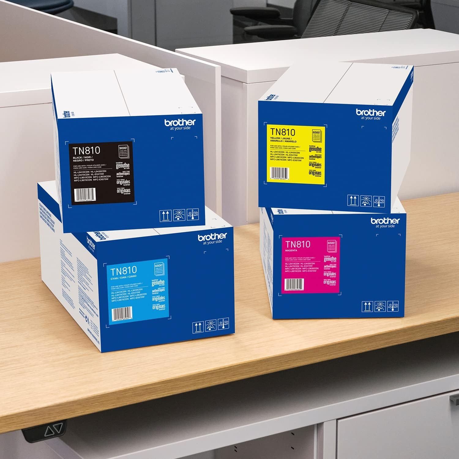 image:imageBrother Genuine High Yield Toner Cartridge TN810XLY Replacement Yellow Toner Page Yield Up to 9000 PagesYellow