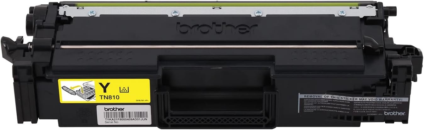 image:imageBrother Genuine High Yield Toner Cartridge TN810XLY Replacement Yellow Toner Page Yield Up to 9000 PagesYellow