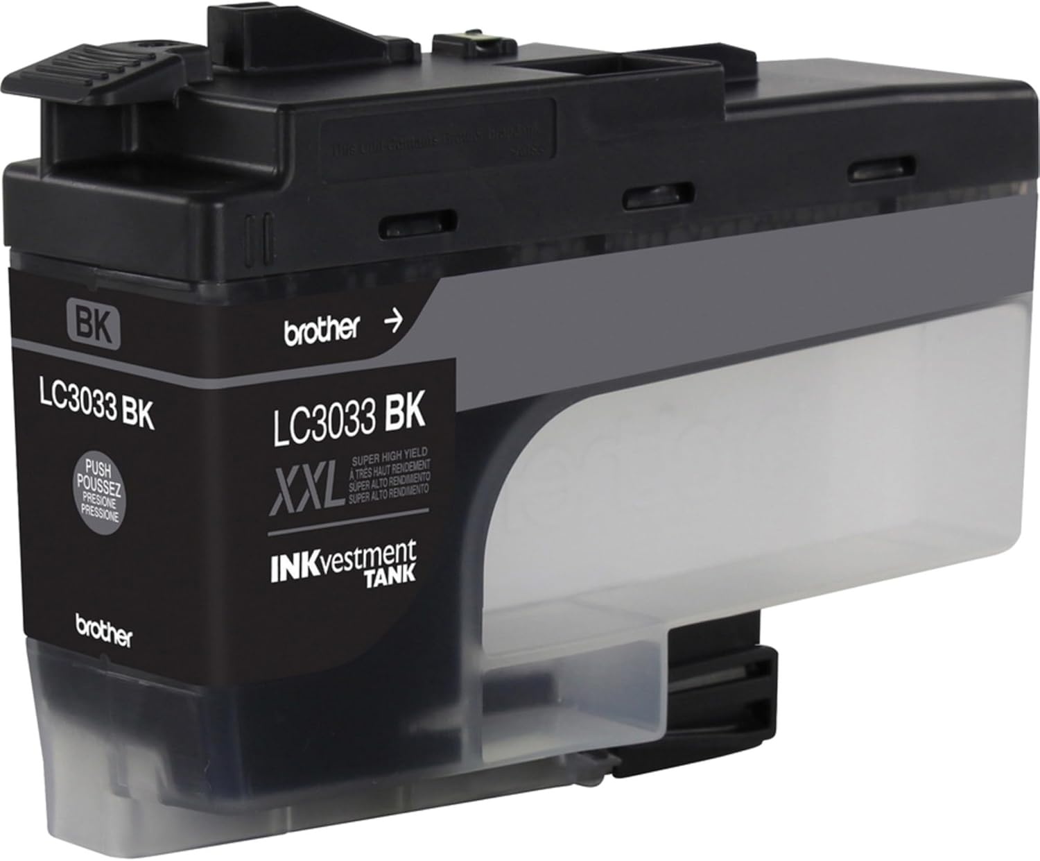image:imageBrother Genuine LC3033C Single Pack Super HighYield Cyan INKvestment Tank Ink Cartridge Page Yield Up to 1500 Pages LC3033 Amazon Dash Replenishment CartridgeBlack