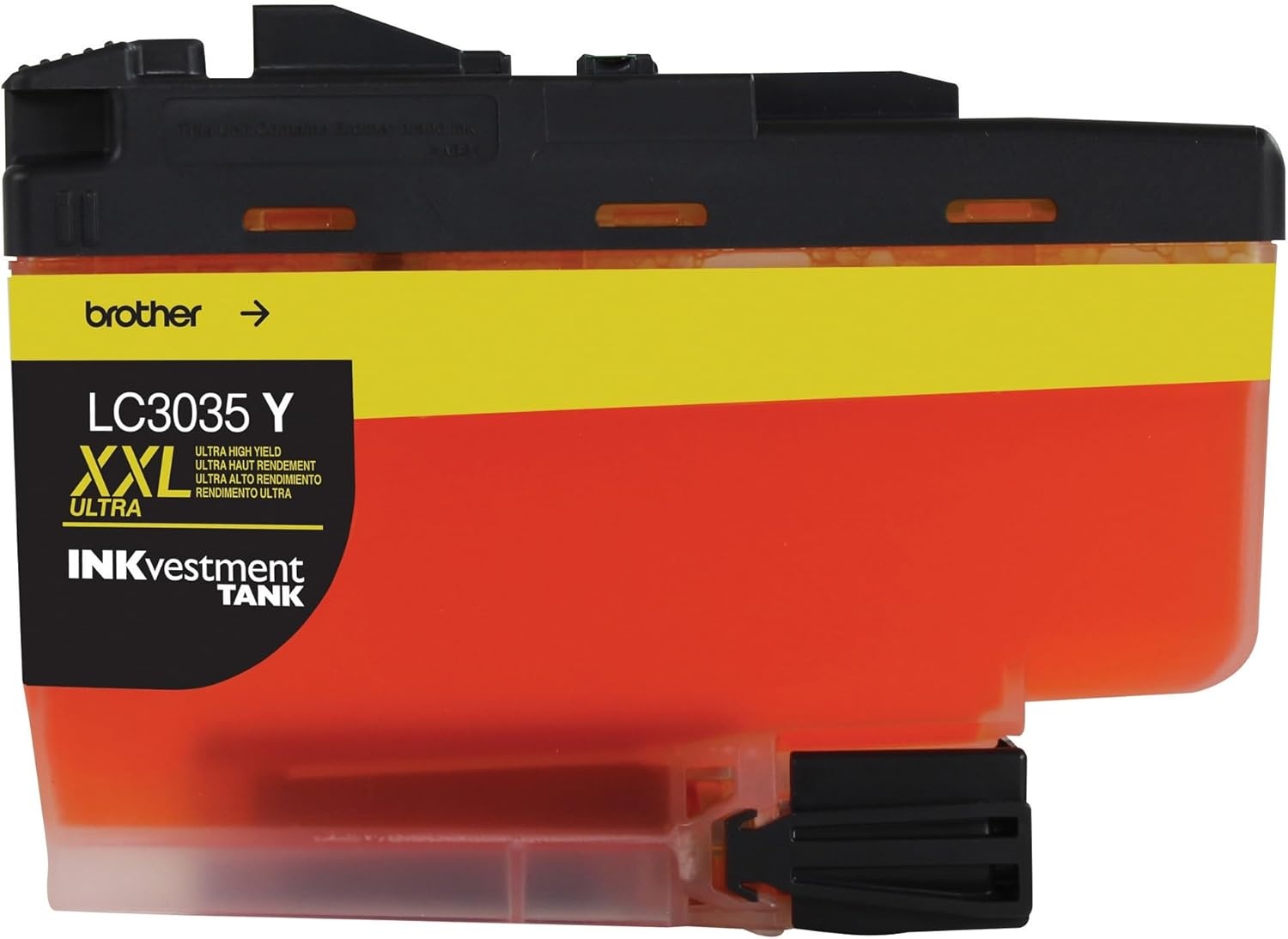 image:imageBrother Genuine LC3033C Single Pack Super HighYield Cyan INKvestment Tank Ink Cartridge Page Yield Up to 1500 Pages LC3033 Amazon Dash Replenishment CartridgeYellow