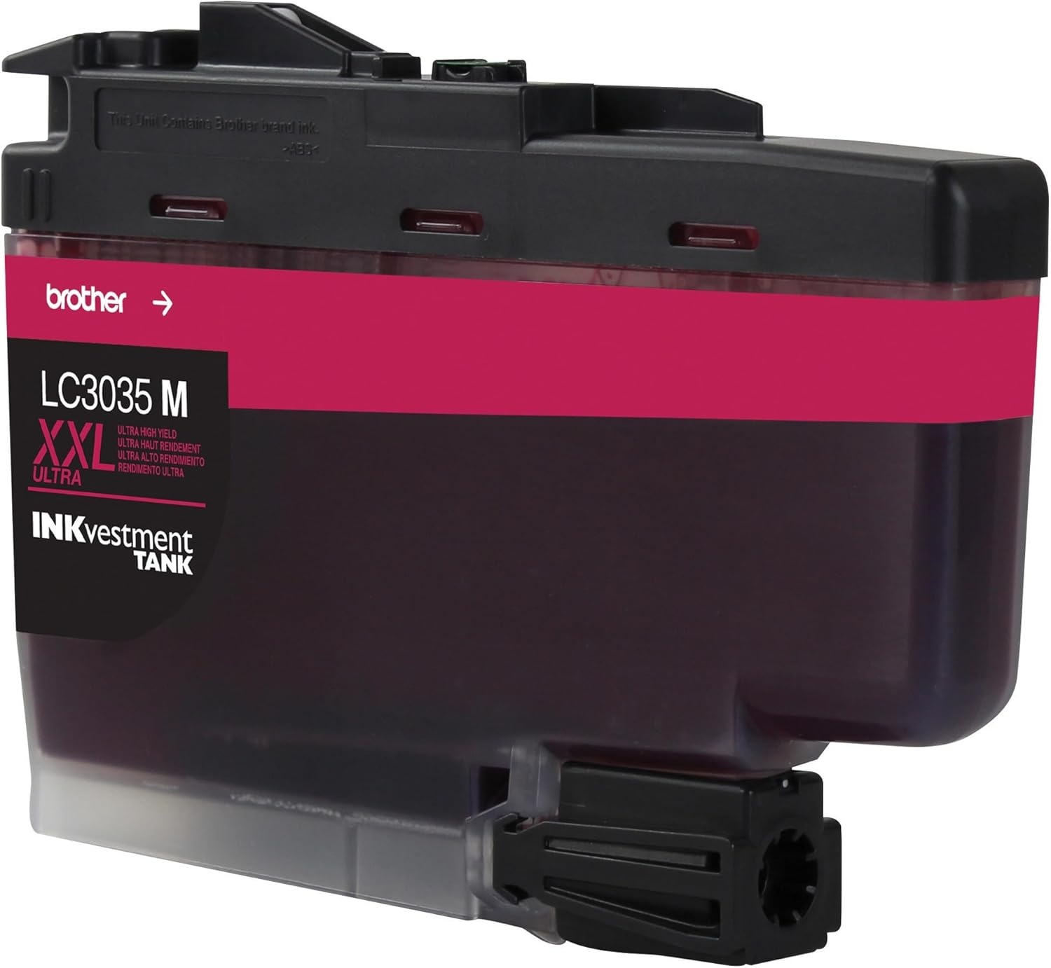 image:imageBrother Genuine LC3033C Single Pack Super HighYield Cyan INKvestment Tank Ink Cartridge Page Yield Up to 1500 Pages LC3033 Amazon Dash Replenishment CartridgeMagenta
