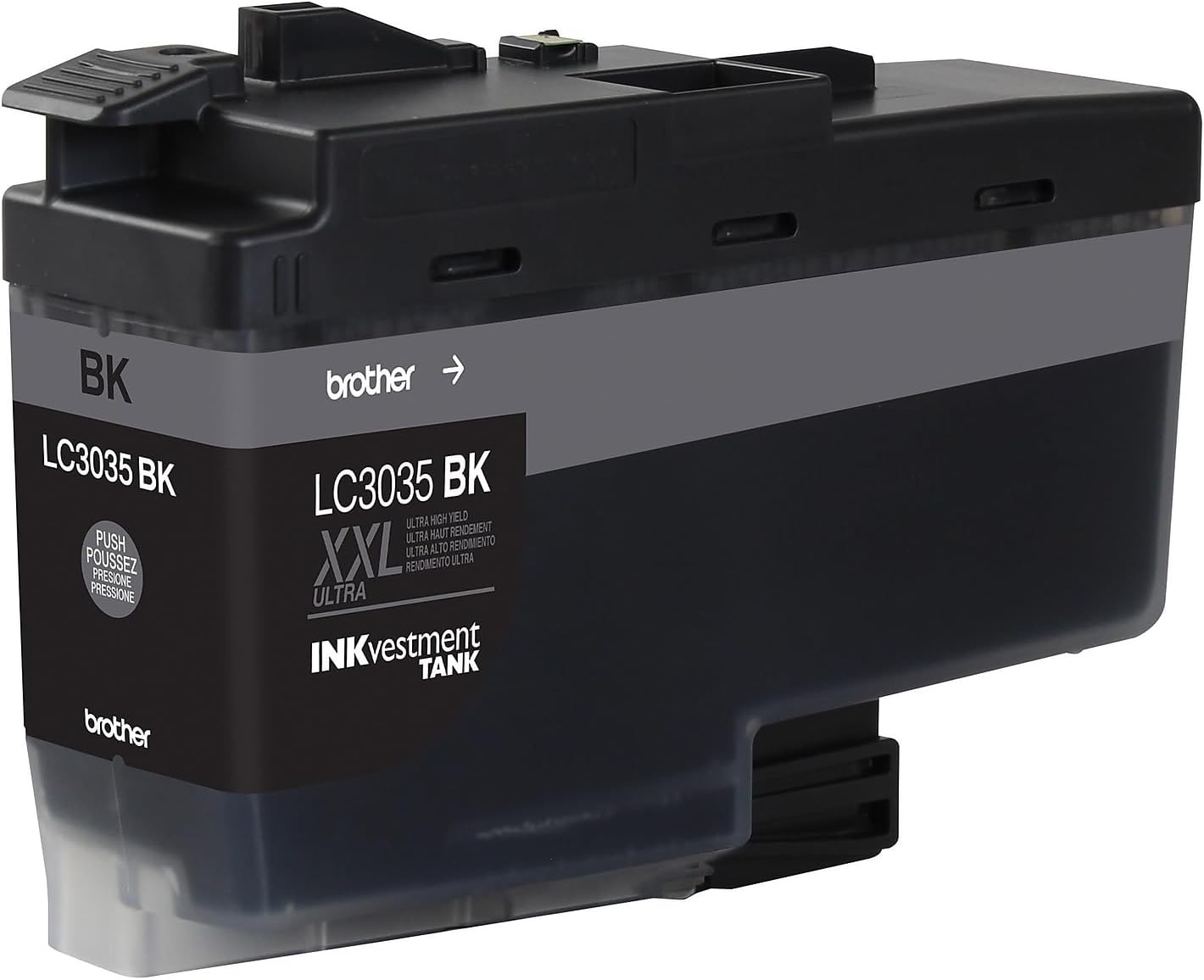 image:imageBrother Genuine LC3033C Single Pack Super HighYield Cyan INKvestment Tank Ink Cartridge Page Yield Up to 1500 Pages LC3033 Amazon Dash Replenishment CartridgeBlack