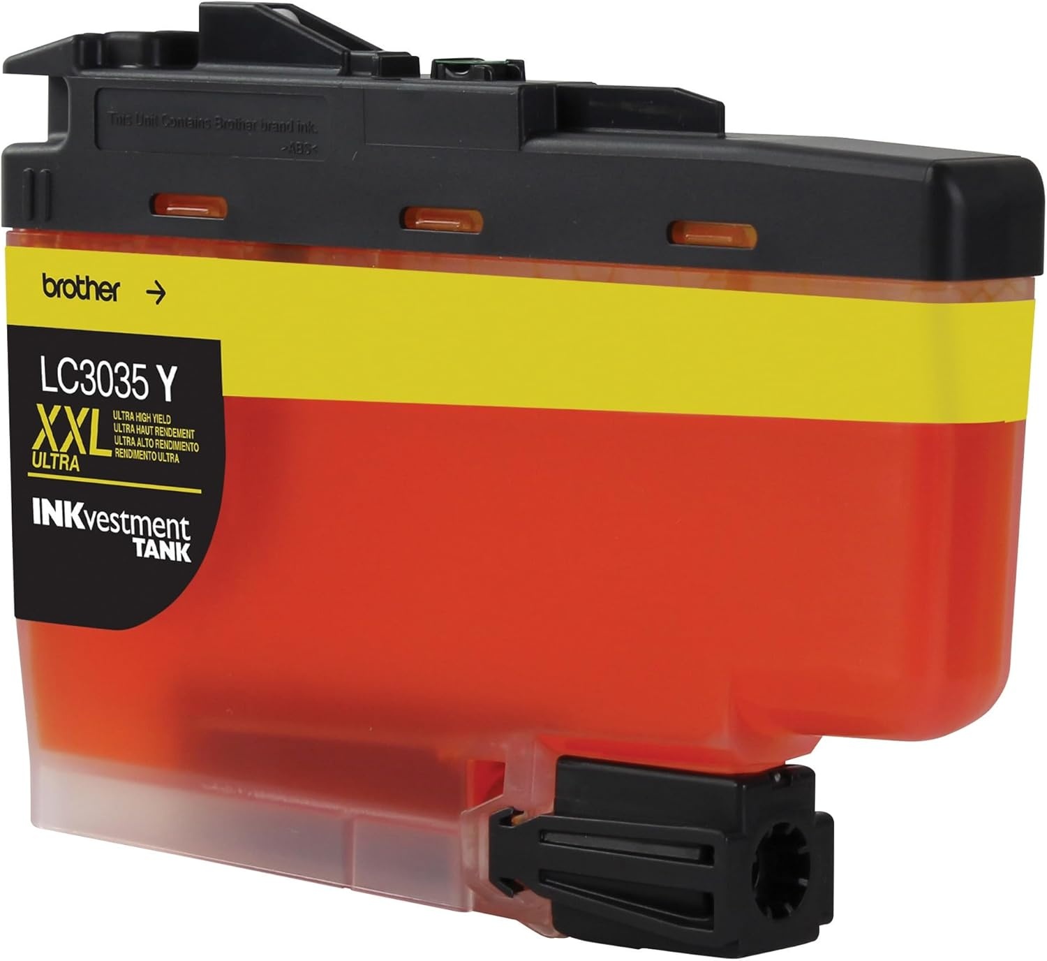 image:imageBrother Genuine LC3033C Single Pack Super HighYield Cyan INKvestment Tank Ink Cartridge Page Yield Up to 1500 Pages LC3033 Amazon Dash Replenishment CartridgeYellow