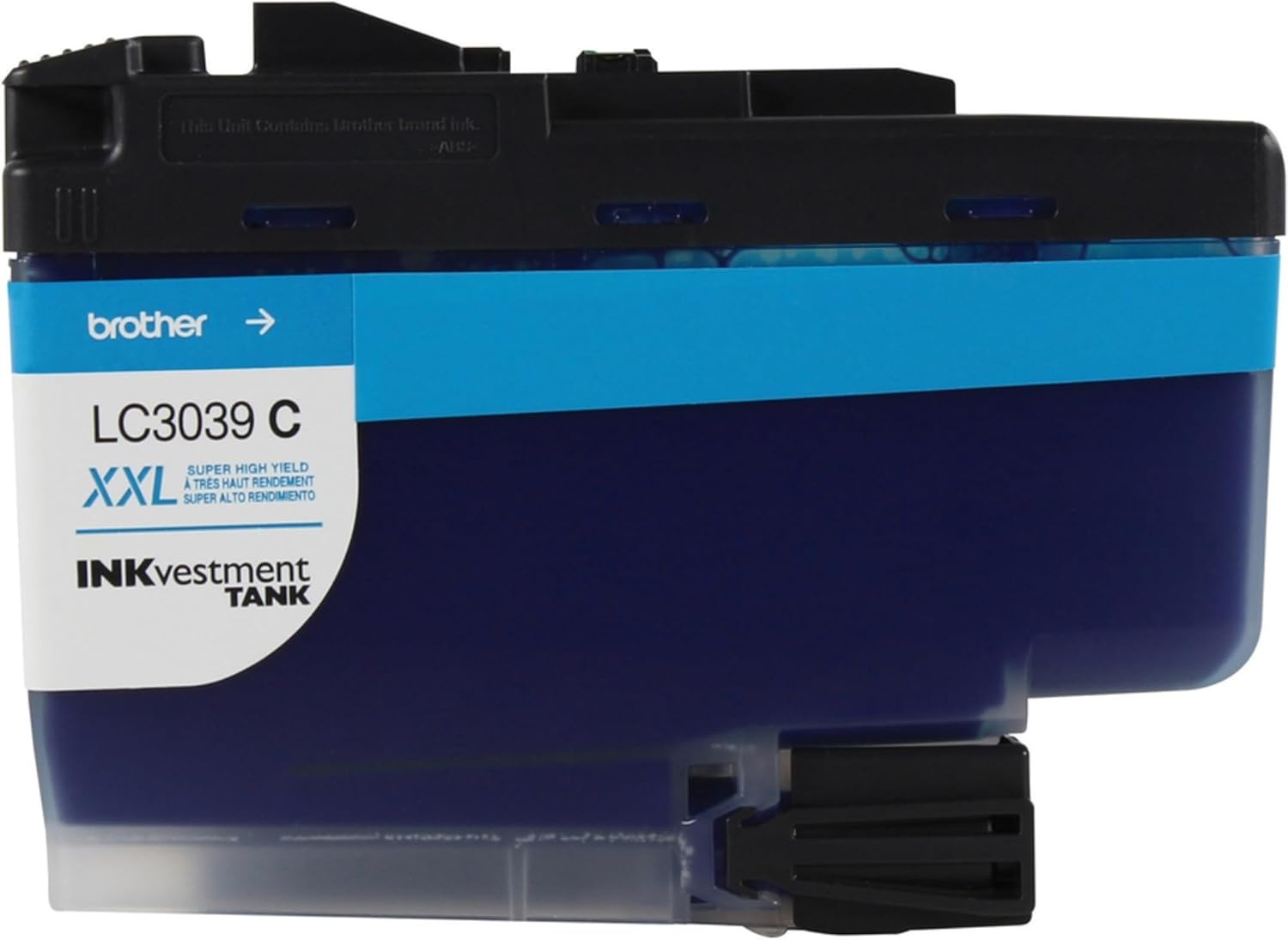image:imageBrother Genuine LC3039C Single Pack Ultra HighYield Cyan INKvestment Tank Ink Cartridge Page Yield Up to 5000 Pages LC3039 Amazon Dash Replenishment CartridgeCyan