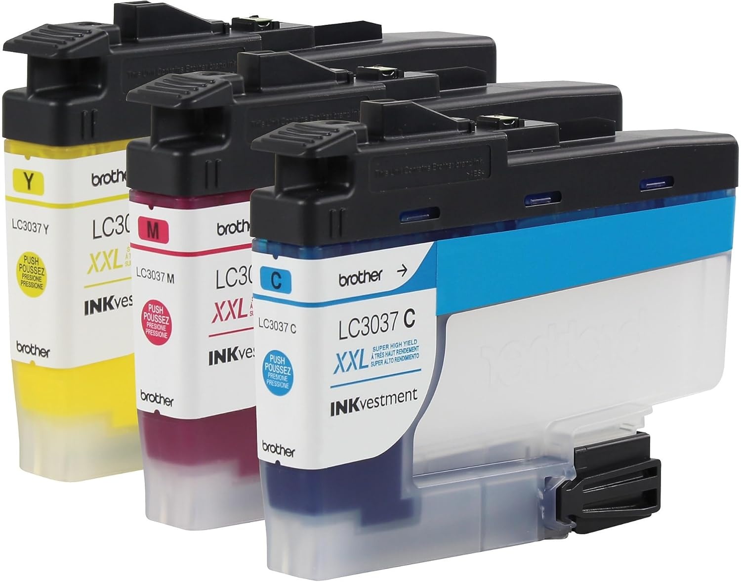 image:imageBrother Genuine LC3039C Single Pack Ultra HighYield Cyan INKvestment Tank Ink Cartridge Page Yield Up to 5000 Pages LC3039 Amazon Dash Replenishment CartridgeColors