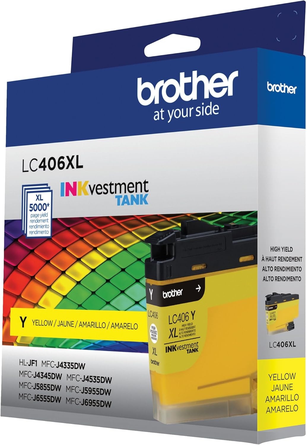 image:imageBrother Genuine LC406M Standard Yield Magenta INKvestment Tank Ink CartridgeYellow