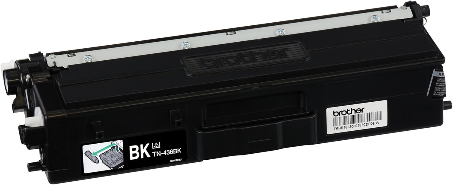 image:imageBrother Genuine Super High Yield Toner Cartridge TN436C Replacement Cyan Toner Yield up to 6500 Pages Amazon Dash Replenishment CartridgeNa