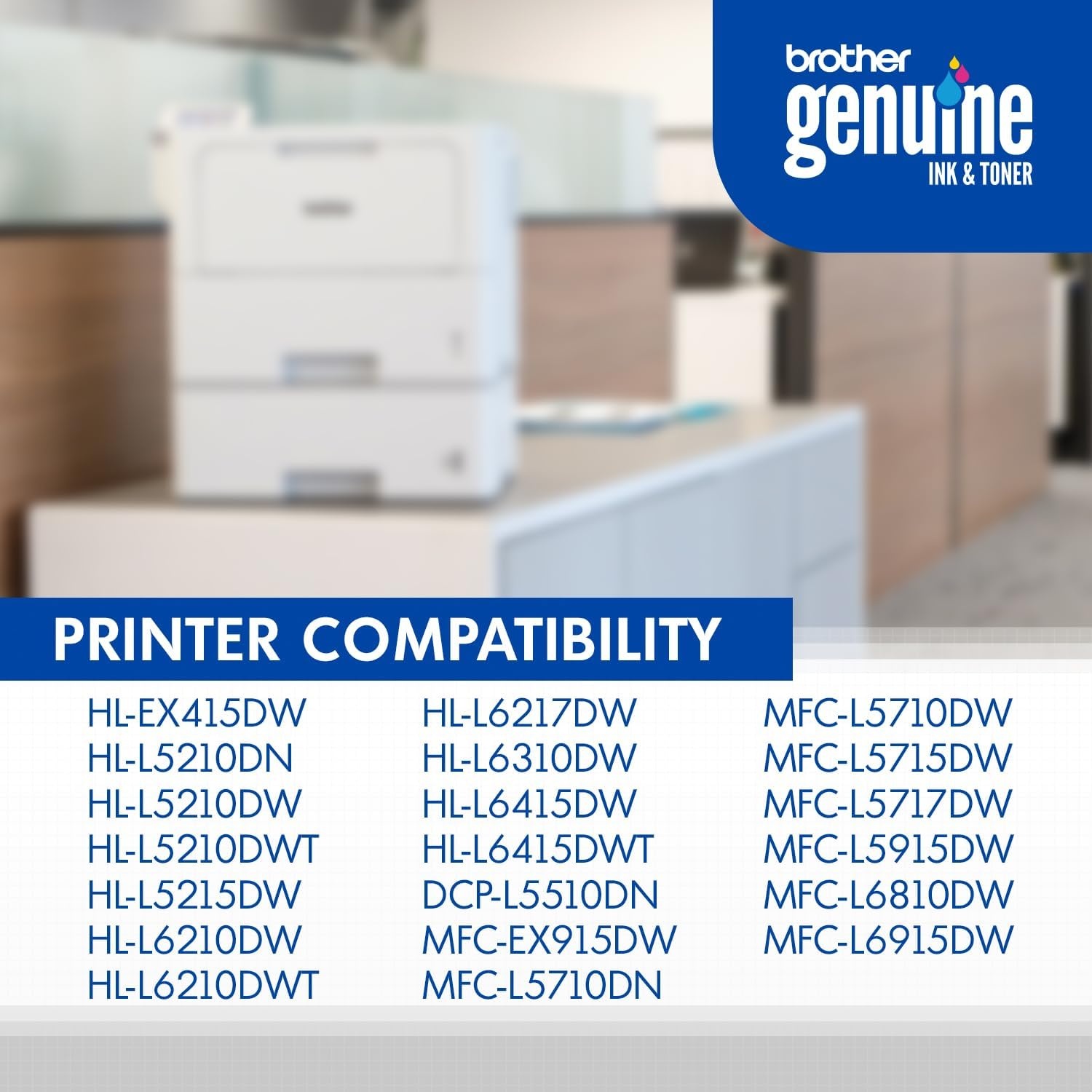 image:imageBrother Genuine TN920XL HighYield Black Toner Cartridge 2Pack for Professional Business Laser Printers 12000 Pages per Cartridge Compatible with HLL5210DW HLL6210DW SeriesPack of 2