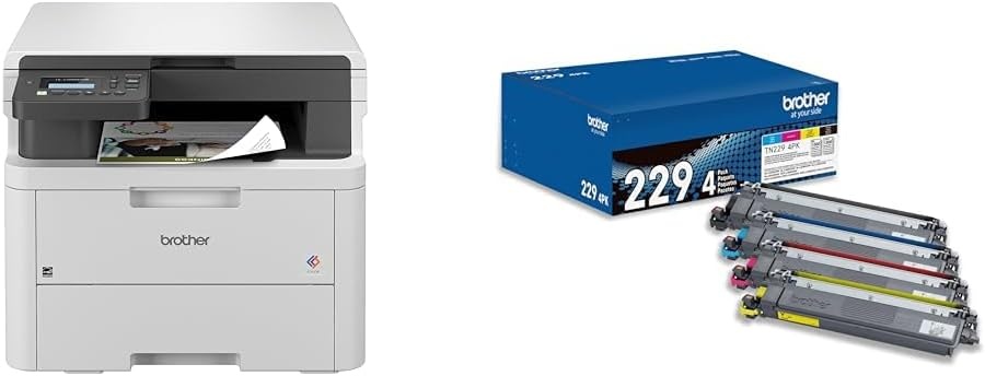 image:imageBrother HLL3300CDW Wireless Digital Color MultiFunction Printer with Laser Quality Output Copy amp Scan Duplex Mobile Includes 2 Month Refresh Subscription Trial Works with AlexaNew