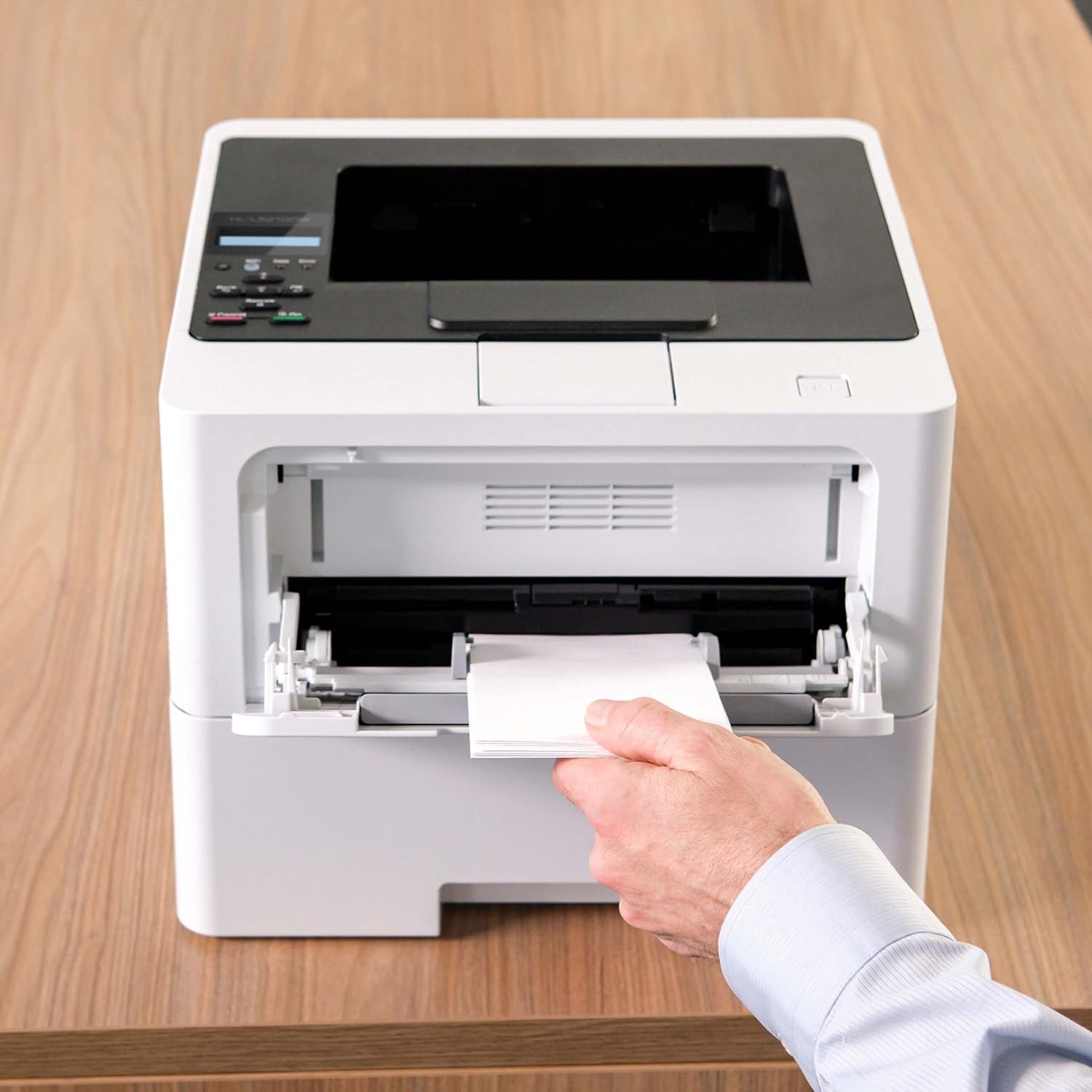 image:imageBrother HLL6210DWT Business Monochrome Laser Printer with Dual Paper Trays Wireless Networking Works with Alexa WhiteHLL6210DW
