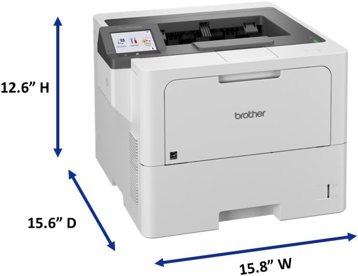 image:imageBrother HLL6310DW Enterprise Monochrome Laser Printer with LowCost Printing WirelessNetworking and Large Paper Capacity Works with AlexaNew HLL6310DW