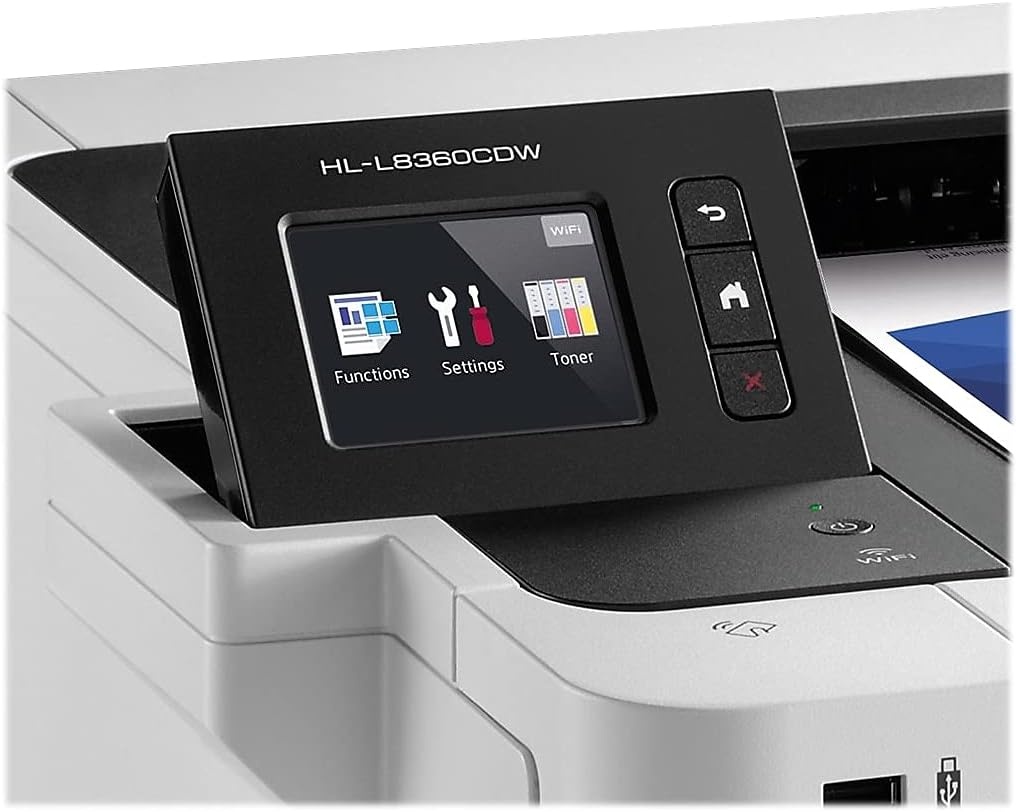 image:imageBrother HLL8430CDWT Business Color Laser Printer with LowCost Printing Wireless Networking and Dual Paper TraysPrevious Version HLL8360CDW