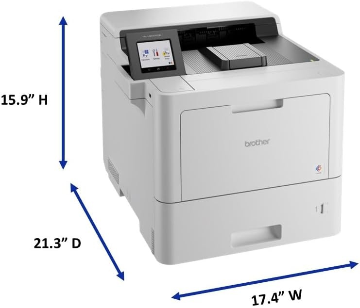 image:imageBrother HLL9410CDN Enterprise Color Laser Printer with Fast Printing Large Paper Capacity and Advanced Security Features