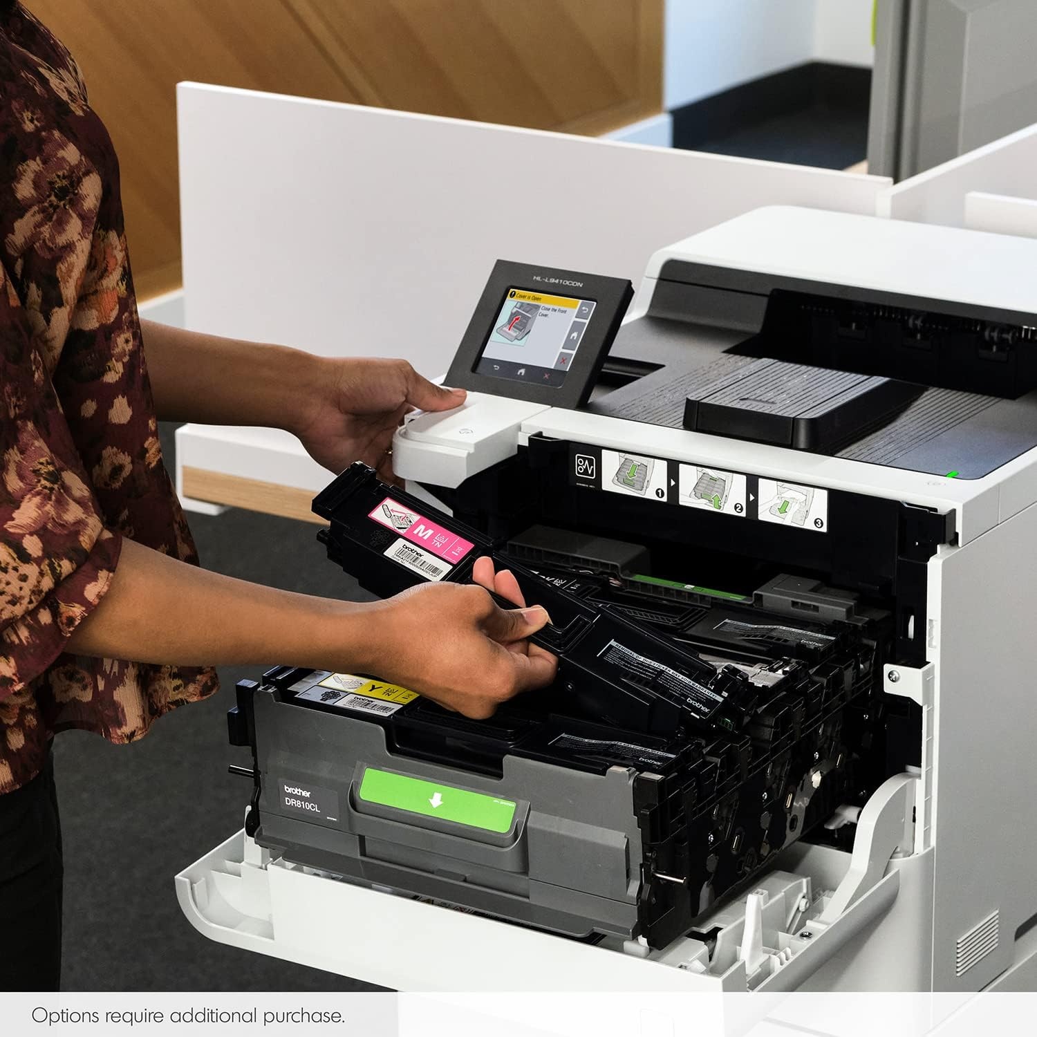 image:imageBrother HLL9410CDN Enterprise Color Laser Printer with Fast Printing Large Paper Capacity and Advanced Security Features