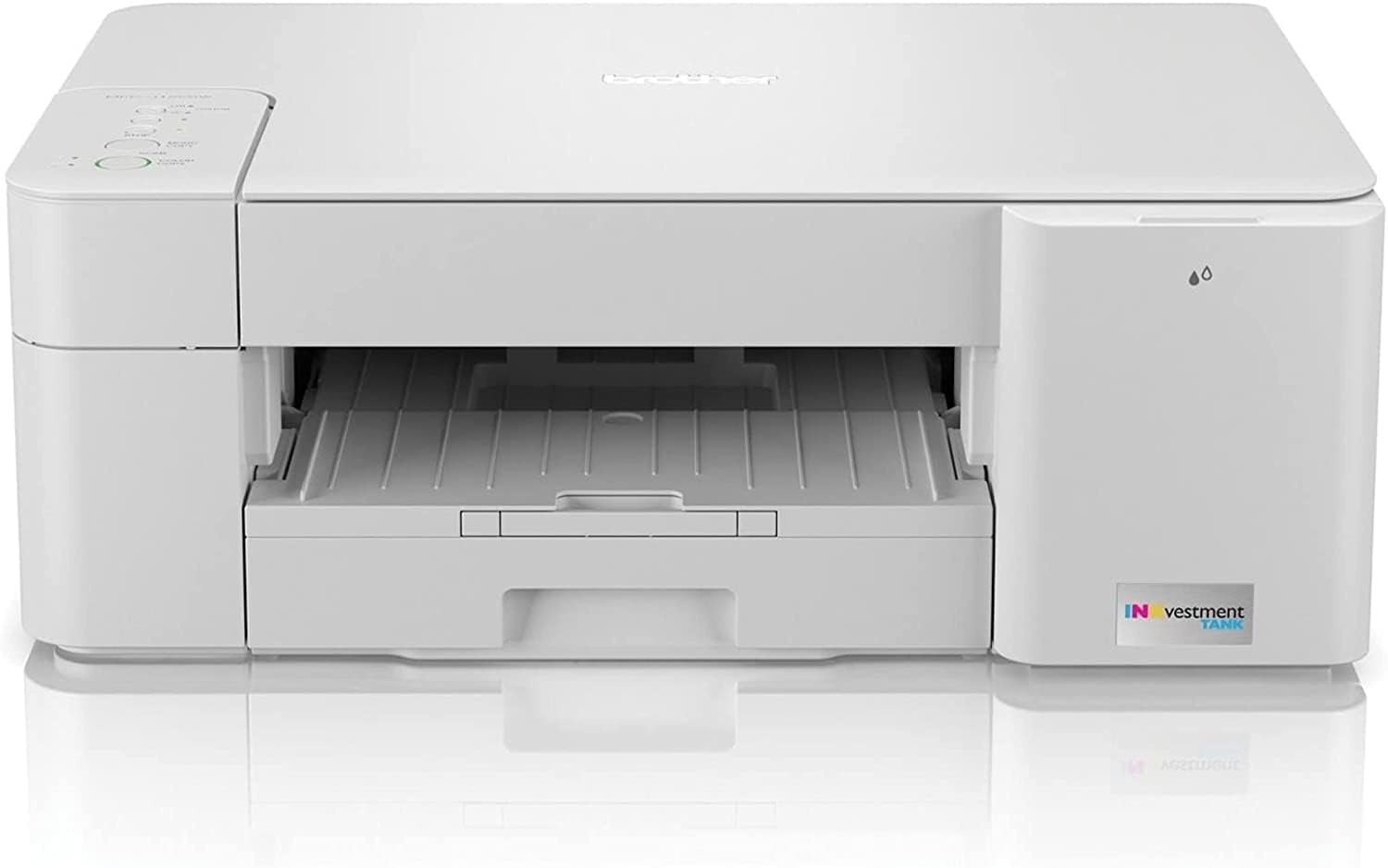 image:imageBrother INKvestment 1365 Wireless Color Inkjet AllinOne Printer with Automatic Duplex Printing and 18 Color Display Includes Refresh Subscription Trial1 MFCJ1365DWMFCJ1205W