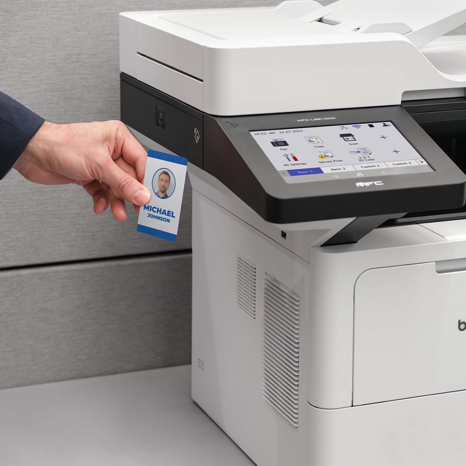 image:imageBrother MFCL6810DW Enterprise Monochrome Laser AllinOne Printer Large Paper Capacity Wireless Networking Advanced Security Features and Duplex Print Scan and Copy Works with AlexaRenewed MFCL6810DW