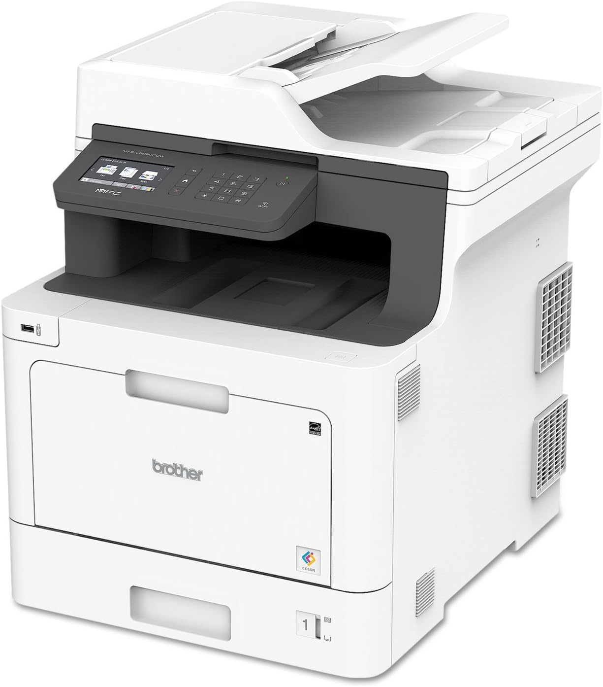image:imageBrother MFCL8730CDW Business Color Laser AllinOne Printer with Duplex Print Scan Copy Wireless Networking and Advanced Security FeaturesPrevious Model MFCL8610CDW