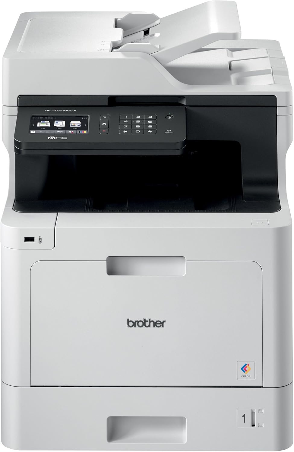 image:imageBrother MFCL8730CDW Business Color Laser AllinOne Printer with Duplex Print Scan Copy Wireless Networking and Advanced Security FeaturesPrevious Model MFCL8610CDW