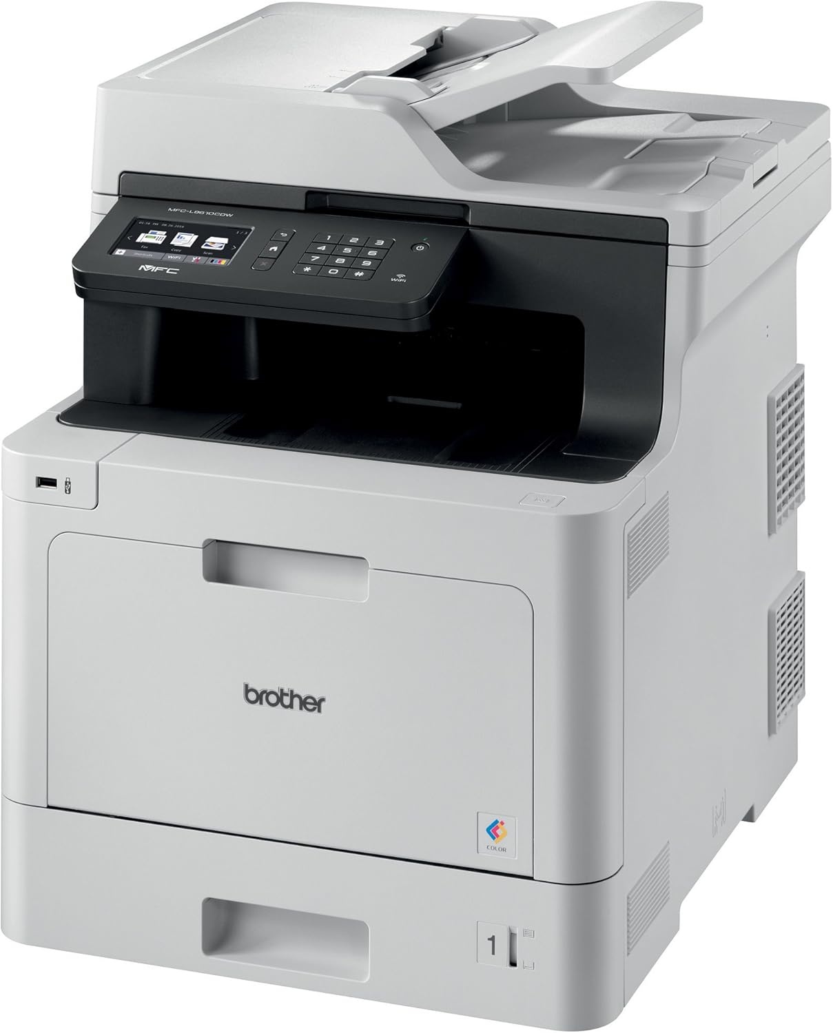 image:imageBrother MFCL8730CDW Business Color Laser AllinOne Printer with Duplex Print Scan Copy Wireless Networking and Advanced Security FeaturesPrevious Model MFCL8610CDW