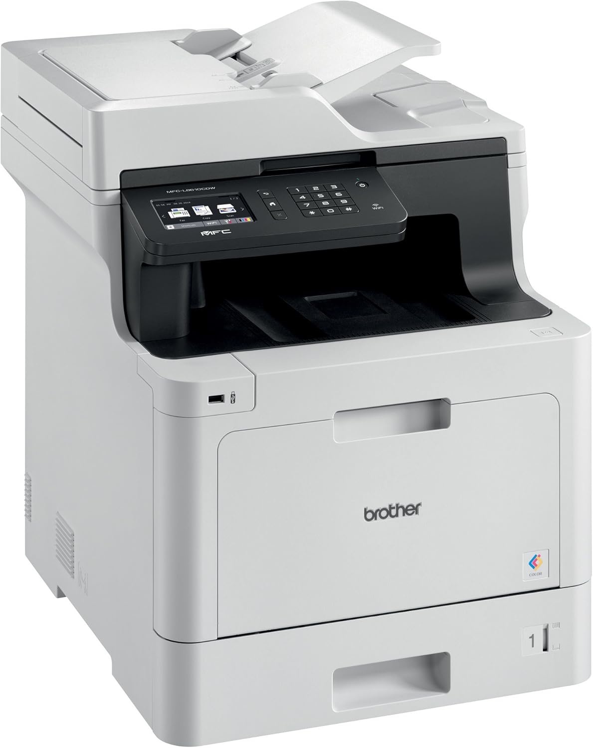 image:imageBrother MFCL8730CDW Business Color Laser AllinOne Printer with Duplex Print Scan Copy Wireless Networking and Advanced Security FeaturesPrevious Model MFCL8610CDW