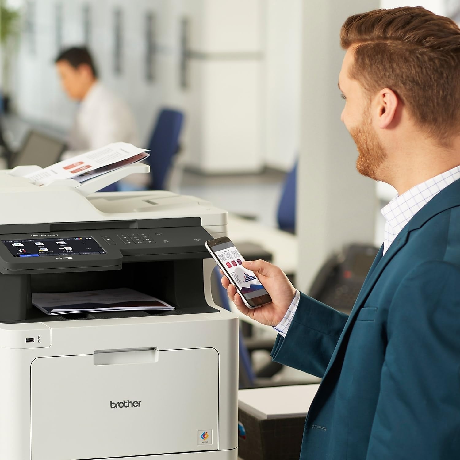 image:imageBrother MFCL8930CDW Business Color Laser AllinOne Printer with Duplex Print Scan Copy LowCost Printing and Advanced Security FeaturesPrevious Version MFCL8905CDW