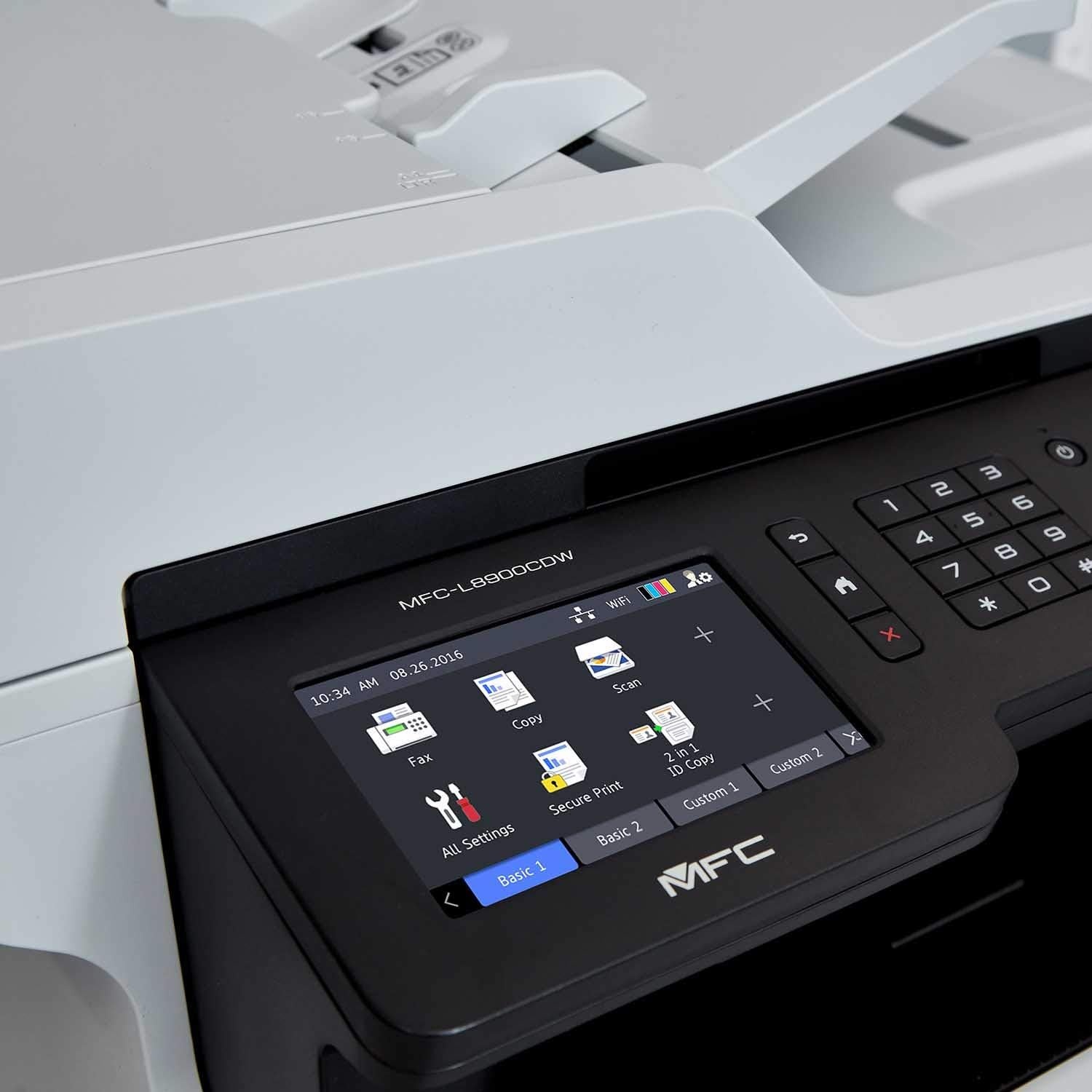 image:imageBrother MFCL8930CDW Business Color Laser AllinOne Printer with Duplex Print Scan Copy LowCost Printing and Advanced Security FeaturesPrevious Version MFCL8900CDW