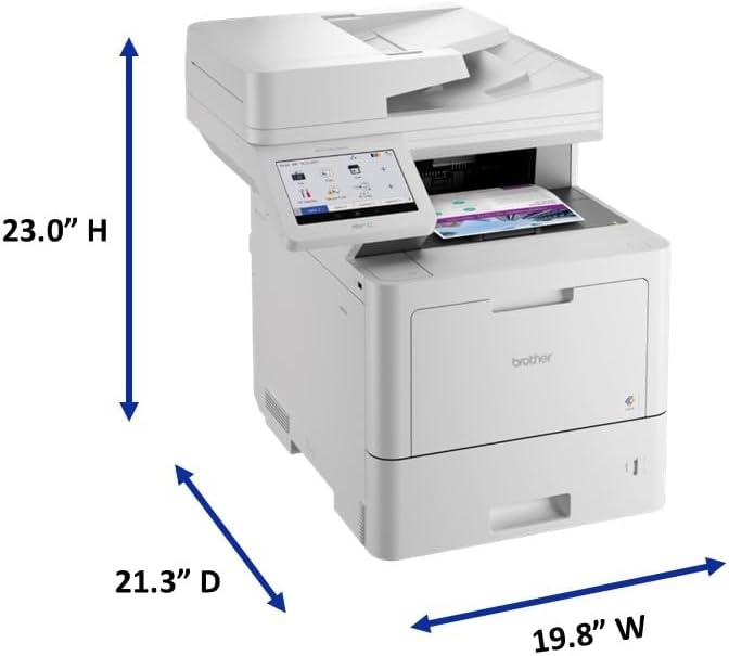 image:imageBrother MFCL9610CDN Enterprise Color Laser AllinOne Printer with Fast Printing Large Paper Capacity and Advanced Security FeaturesMFCL9610CDN