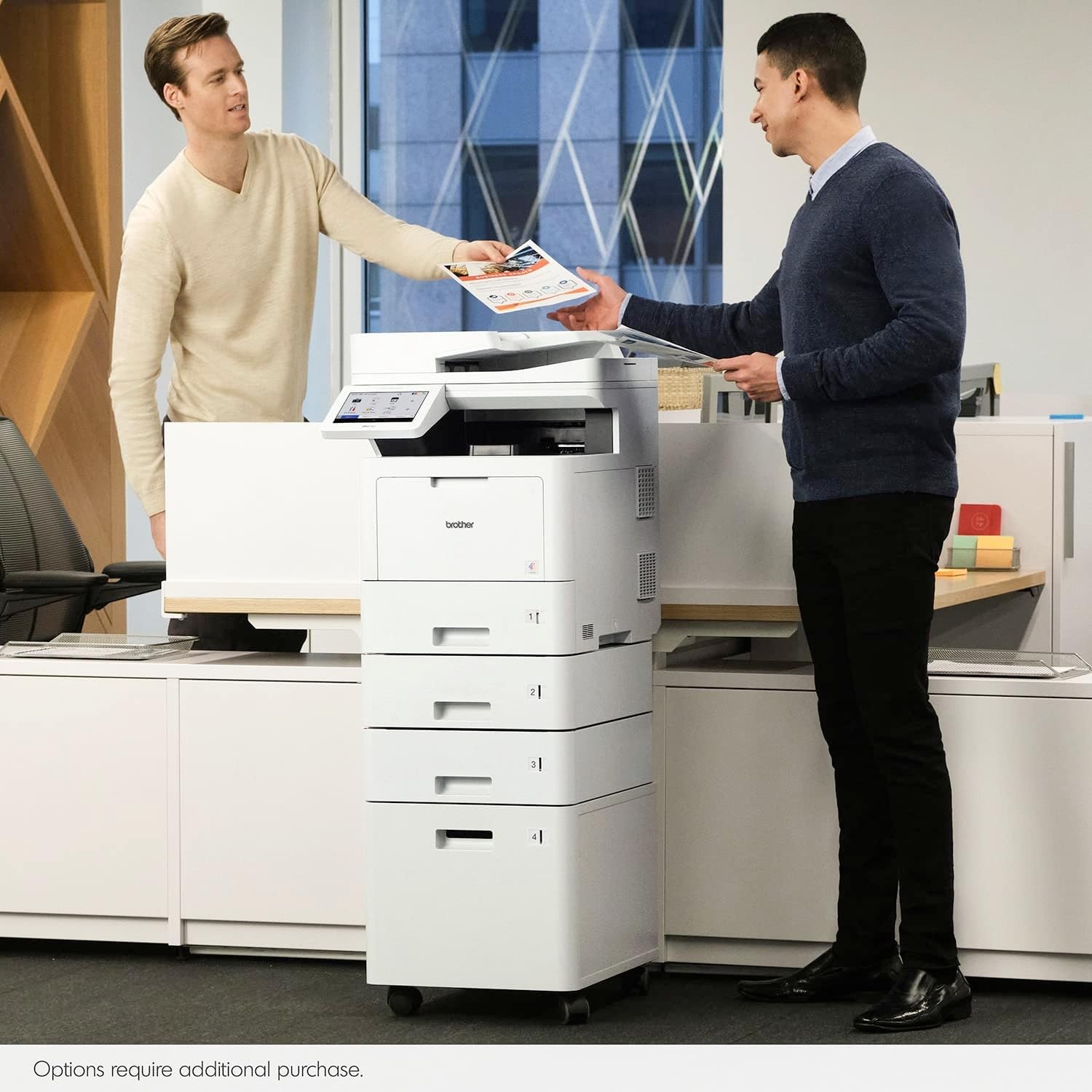 image:imageBrother MFCL9610CDN Enterprise Color Laser AllinOne Printer with Fast Printing Large Paper Capacity and Advanced Security FeaturesMFCL9610CDN