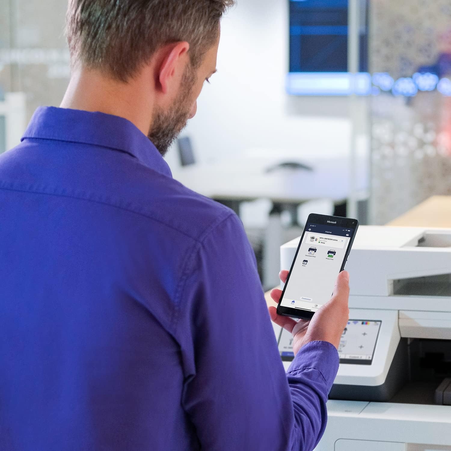 image:imageBrother MFCL9610CDN Enterprise Color Laser AllinOne Printer with Fast Printing Large Paper Capacity and Advanced Security FeaturesMFCL9610CDN
