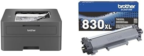 image:imageBrother Monochrome Laser Printer with 32 PPM Speed and Automatic 2Sided Printing for Home Office Fast Black and White Output Compact Design with 250Sheet Capacity HLL2400DNew