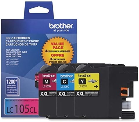 image:imageBrother Printer LC1053PKS Ink Cyan magenta yellowColors