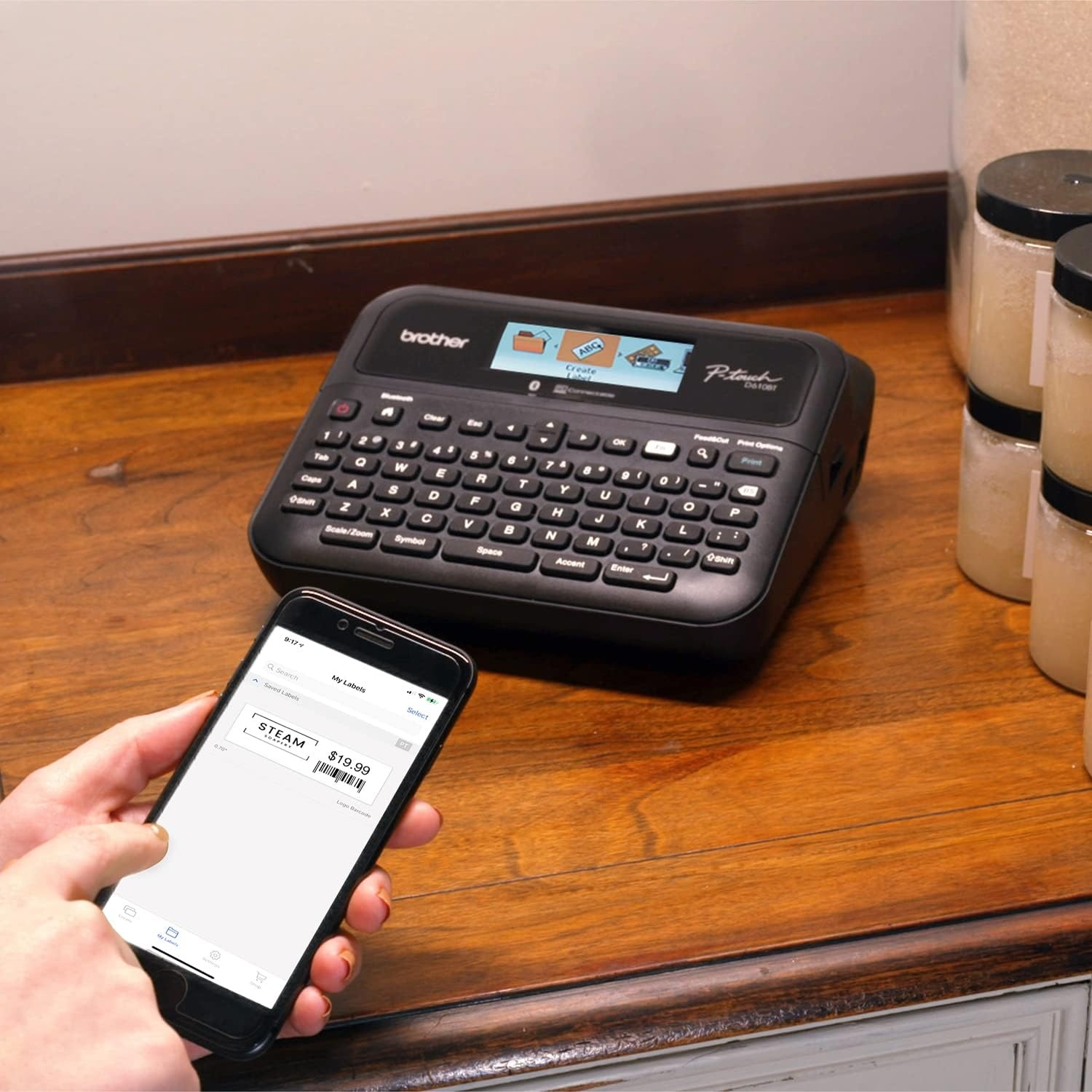 image:imageBrother Ptouch PTD610BT Business Professional Connected Label Maker With BluetoothPTD610BT