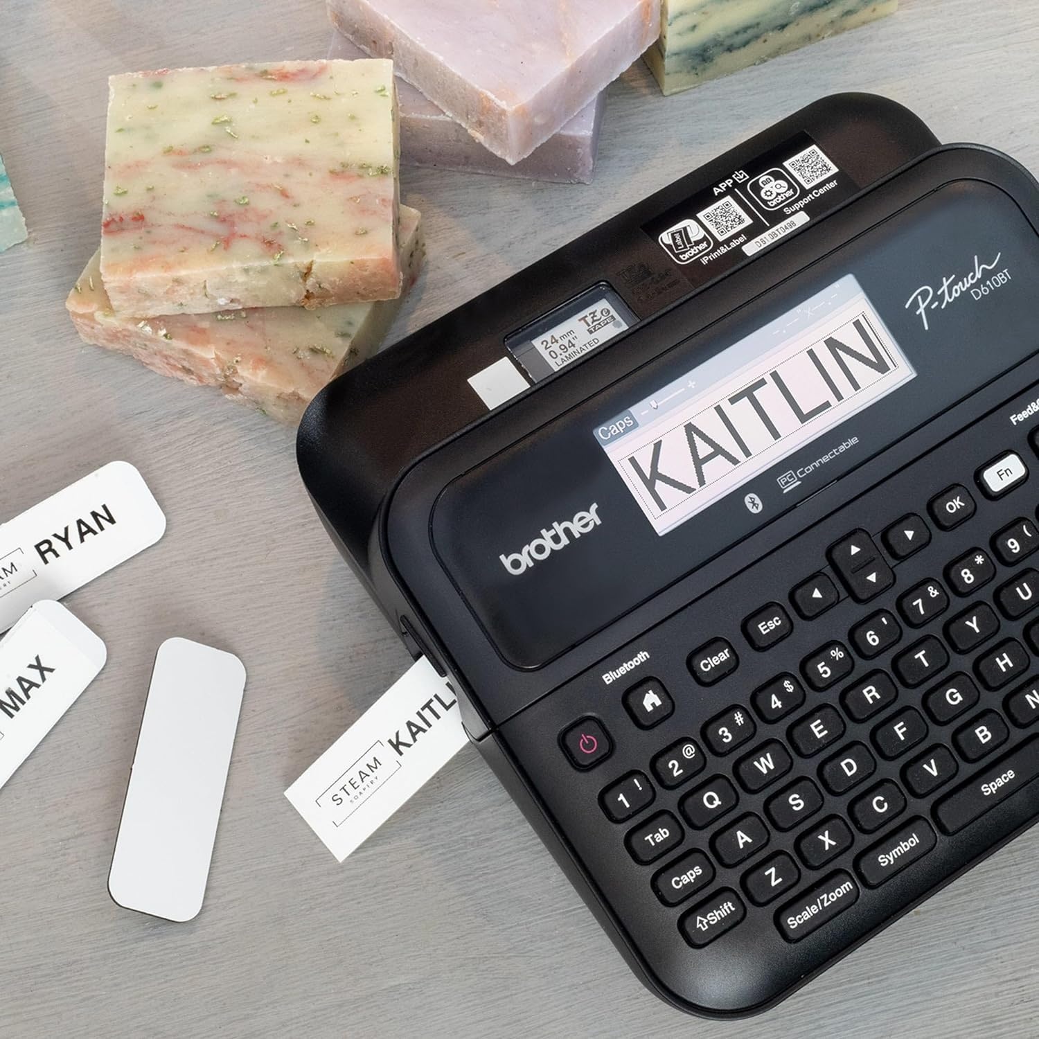 image:imageBrother Ptouch PTD610BT Business Professional Connected Label Maker With BluetoothPTD610BTVP with Carry Case