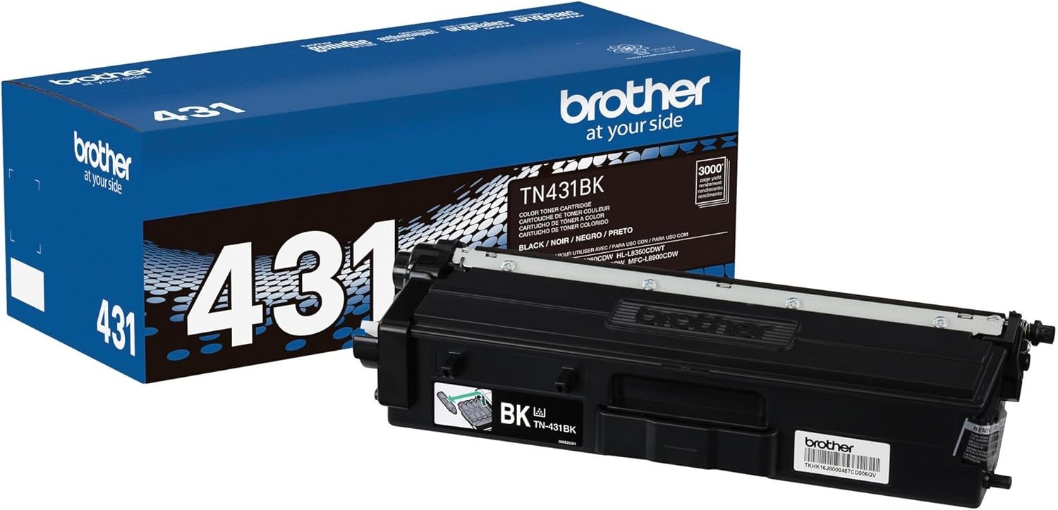 image:imageBrother TN431 3PK Cyan Magenta Yellow Standard Yield Model TN4313PKBlack