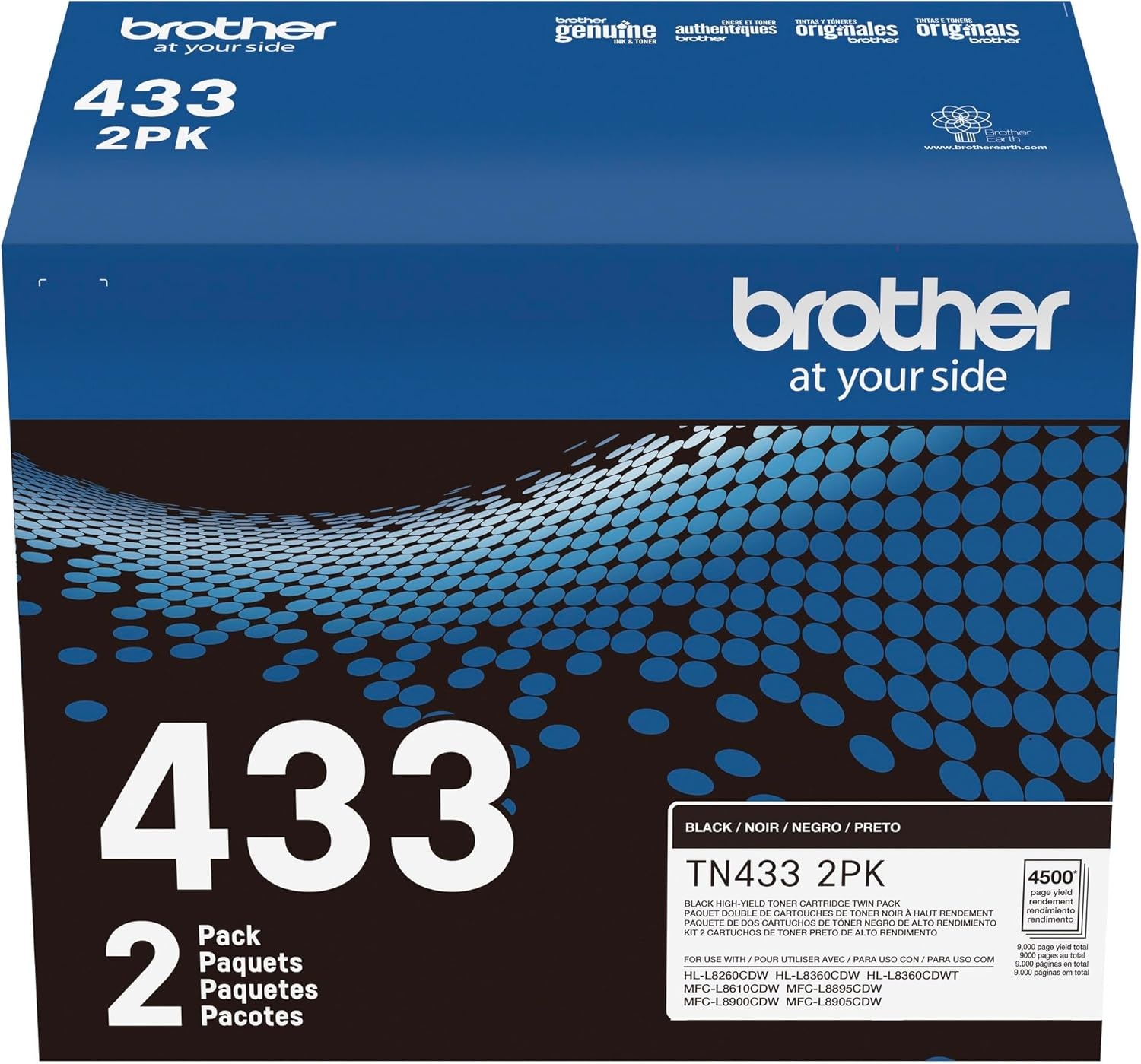 image:imageBrother TN431 3PK Cyan Magenta Yellow Standard Yield Model TN4313PKBlack