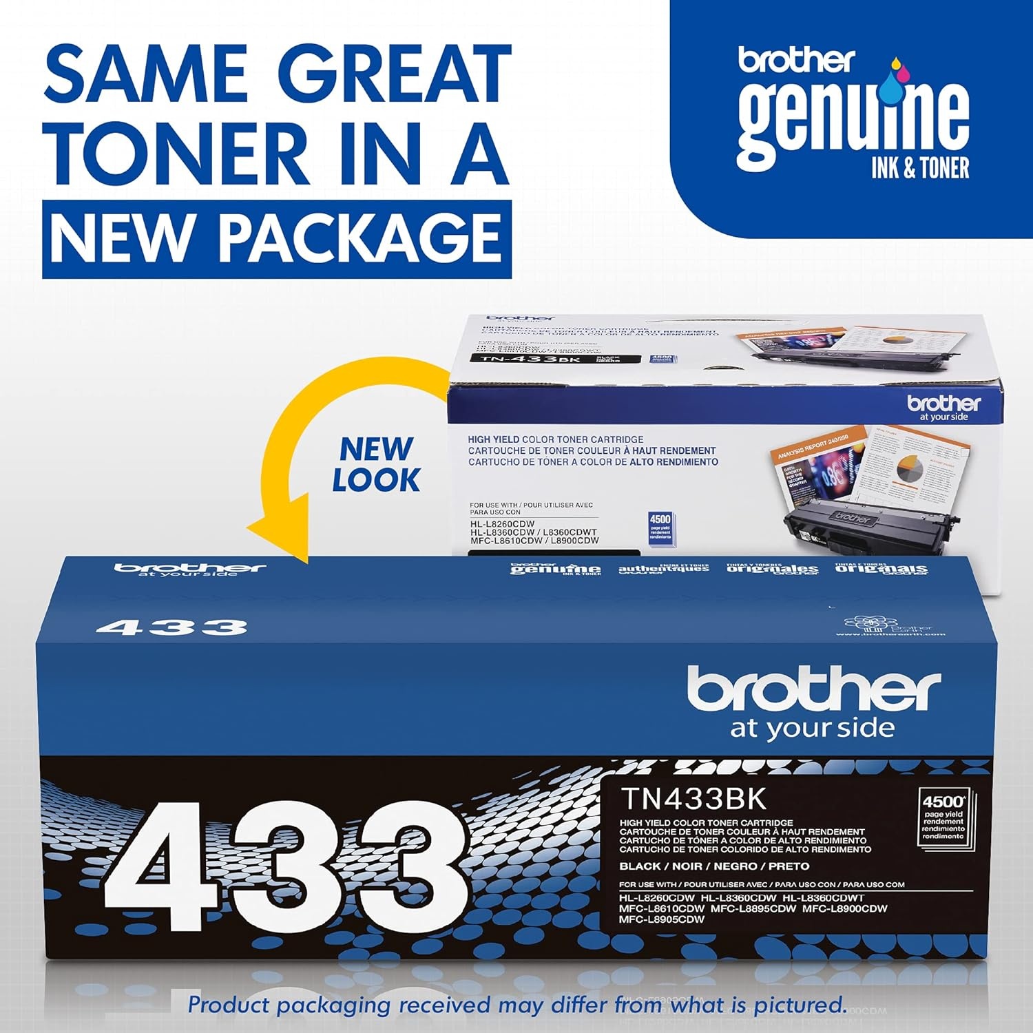 image:imageBrother TN431 3PK Cyan Magenta Yellow Standard Yield Model TN4313PKBlack