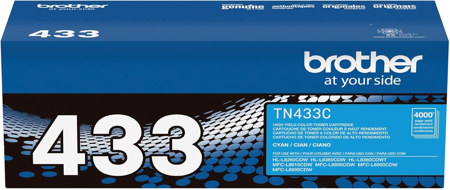 image:imageBrother TN431 3PK Cyan Magenta Yellow Standard Yield Model TN4313PKCyan