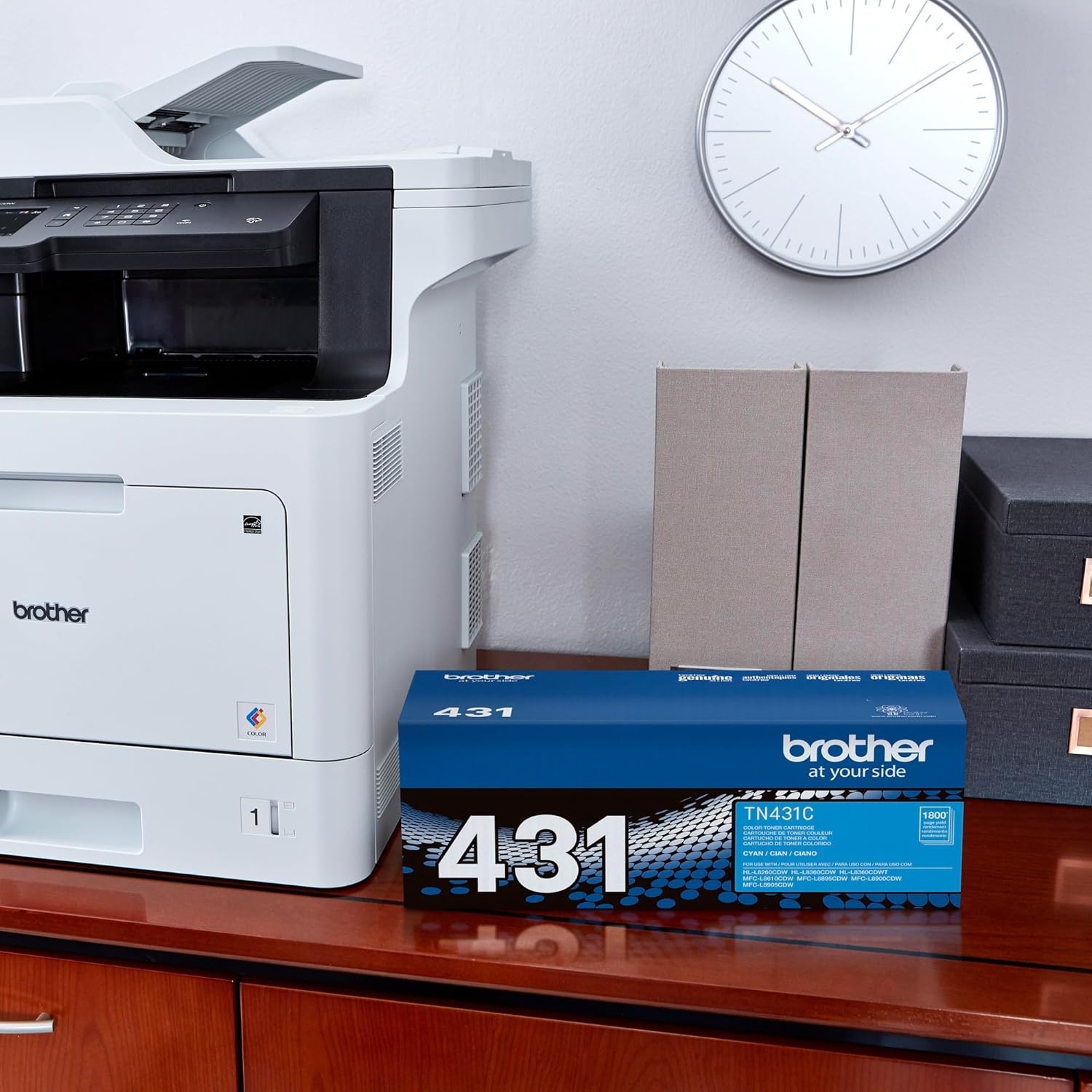 image:imageBrother TN431 3PK Cyan Magenta Yellow Standard Yield Model TN4313PKCyan