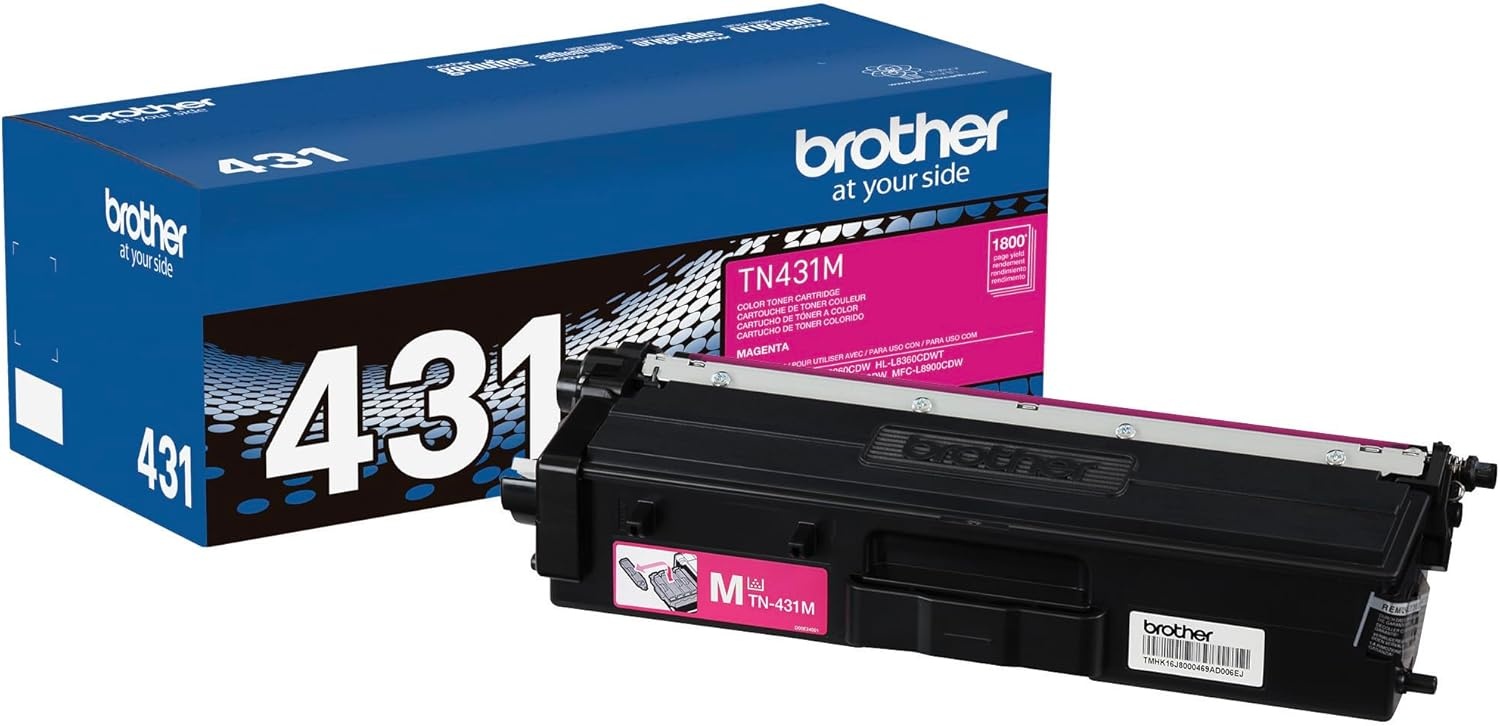image:imageBrother TN431 3PK Cyan Magenta Yellow Standard Yield Model TN4313PKMagenta