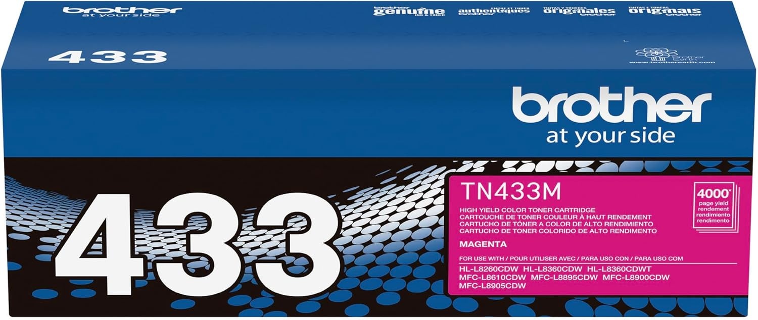 image:imageBrother TN431 3PK Cyan Magenta Yellow Standard Yield Model TN4313PKMagenta