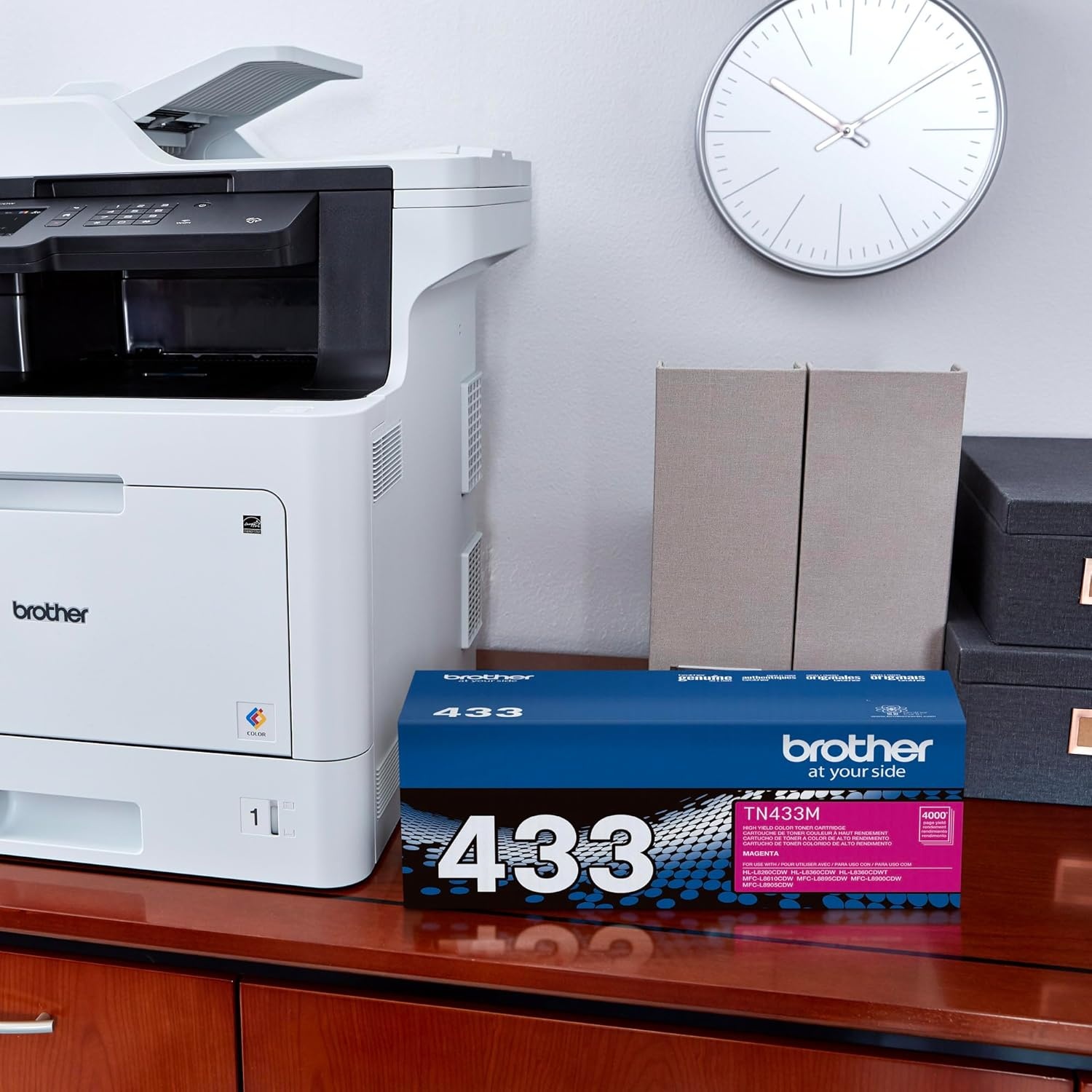 image:imageBrother TN431 3PK Cyan Magenta Yellow Standard Yield Model TN4313PKMagenta