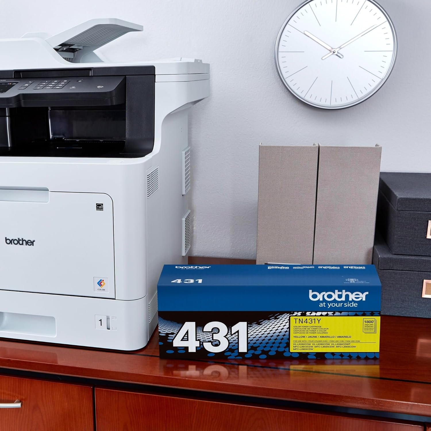image:imageBrother TN431 3PK Cyan Magenta Yellow Standard Yield Model TN4313PKYellow