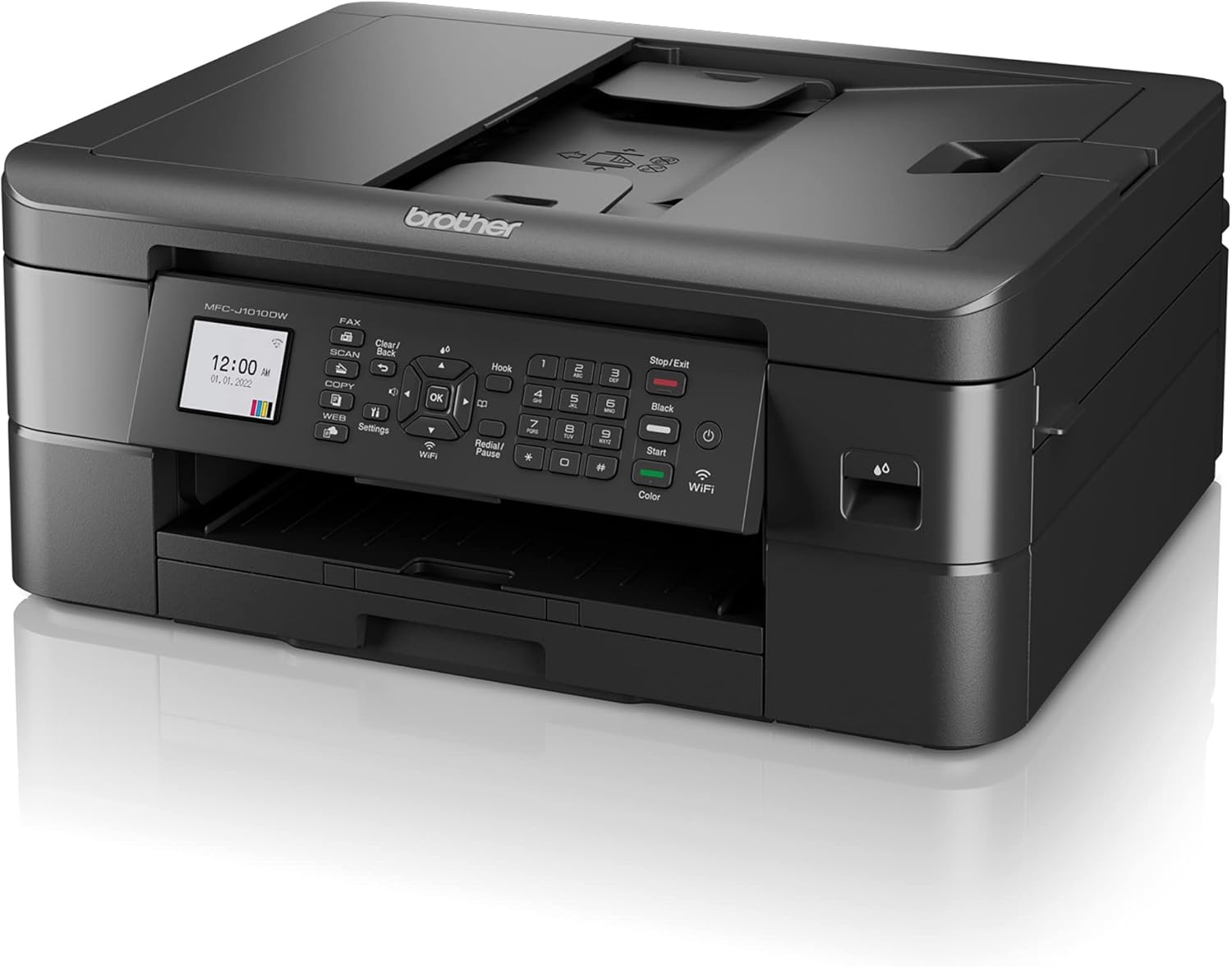 image:imageBrother Work Smart 1360 Wireless Color Inkjet AllinOne Printer with Automatic Duplex Printing and 18 Color Display Includes Refresh Subscription Trial1 MFCJ1360DW Uses LC501 Series InksPrevious Model MFCJ1010DW