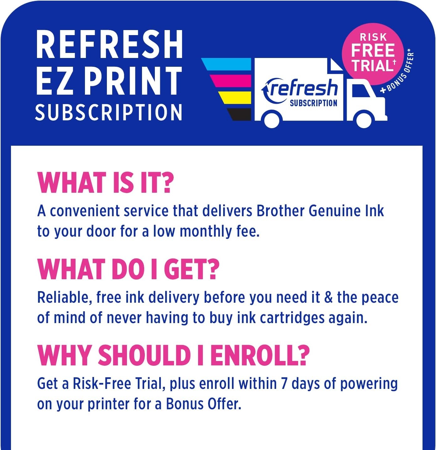 image:imageBrother Work Smart 1410 Wireless Color Inkjet AllinOne Printer with 27 Touchscreen and Automatic Duplex Printing Includes Refresh Subscription Trial1 MFCJ1410DWPrevious Model MFCJ1170DW