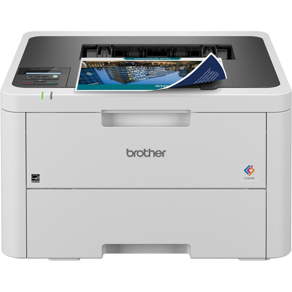 image:imageBrother Color Laser Printer with Wireless Printing Fast 19 PPM Output Duplex Feature Mobile Device Compatible 250Sheet Paper Tray for Professional Home Office Printing HLL3220CDWNew