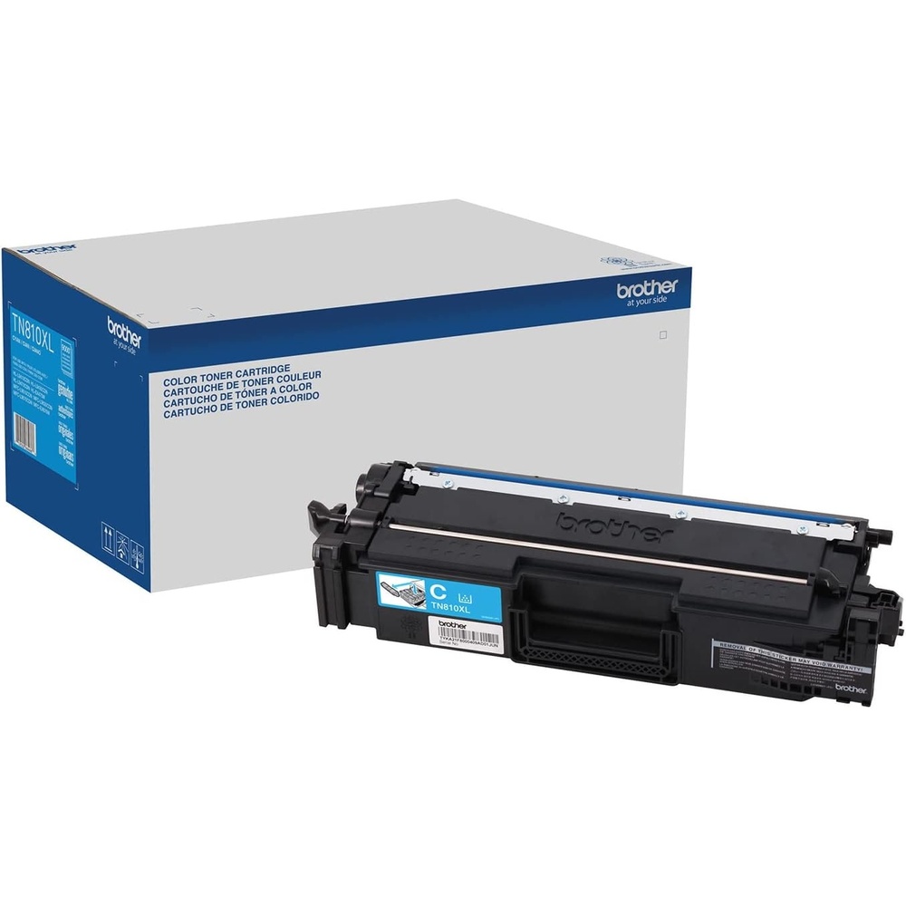 image:imageBrother Genuine High Yield Toner Cartridge TN810XLY Replacement Yellow Toner Page Yield Up to 9000 PagesCyan