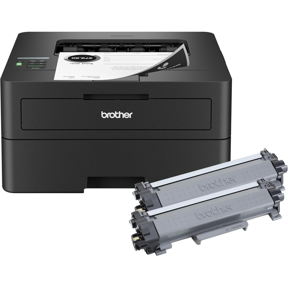 image:imageBrother HLL2460DWW XL Wireless Compact Monochrome Printer with Duplex Copy amp Scan Fax Black amp White Up to 4200 Pages of Toner Included1 Works with AlexaHLL2460DWXL
