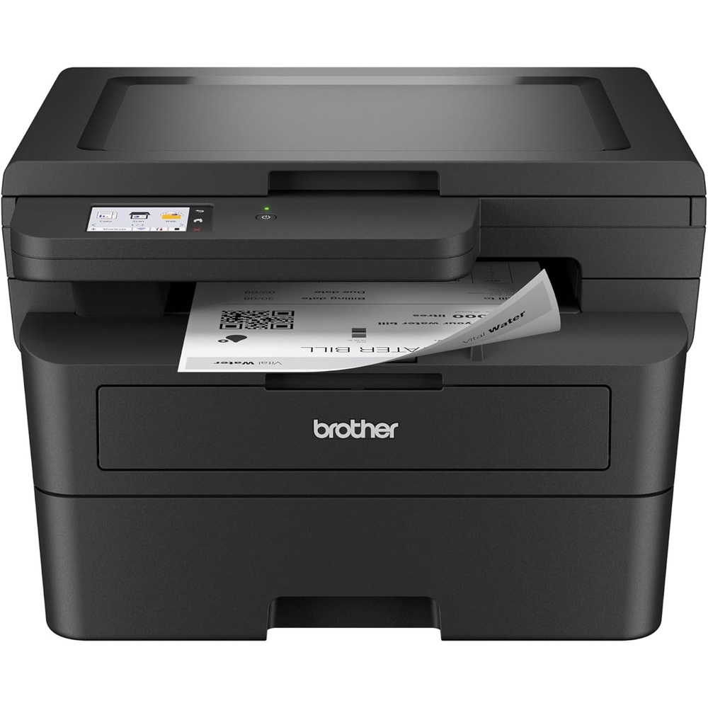 image:imageBrother HLL2480DW Wireless Compact Monochrome MultiFunction Laser Printer with Copy and Scan Duplex Mobile Black amp White Includes Refresh Subscription Trial1 Works with AlexaRenewed Refurbished