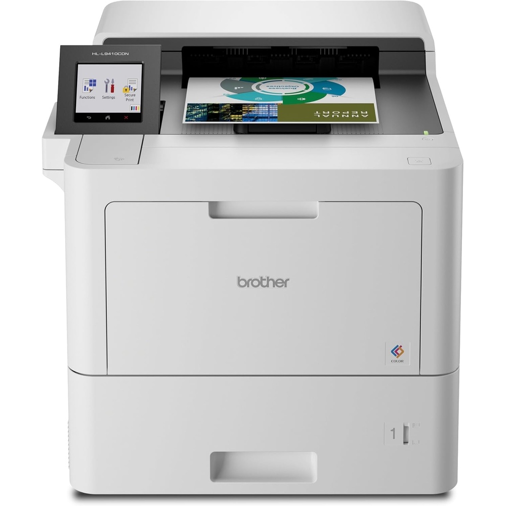image:imageBrother HLL9410CDN Enterprise Color Laser Printer with Fast Printing Large Paper Capacity and Advanced Security Features