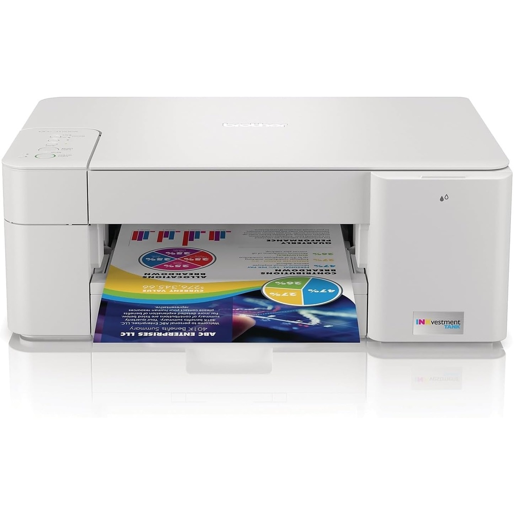 image:imageBrother INKvestment 1365 Wireless Color Inkjet AllinOne Printer with Automatic Duplex Printing and 18 Color Display Includes Refresh Subscription Trial1 MFCJ1365DWMFCJ1205W